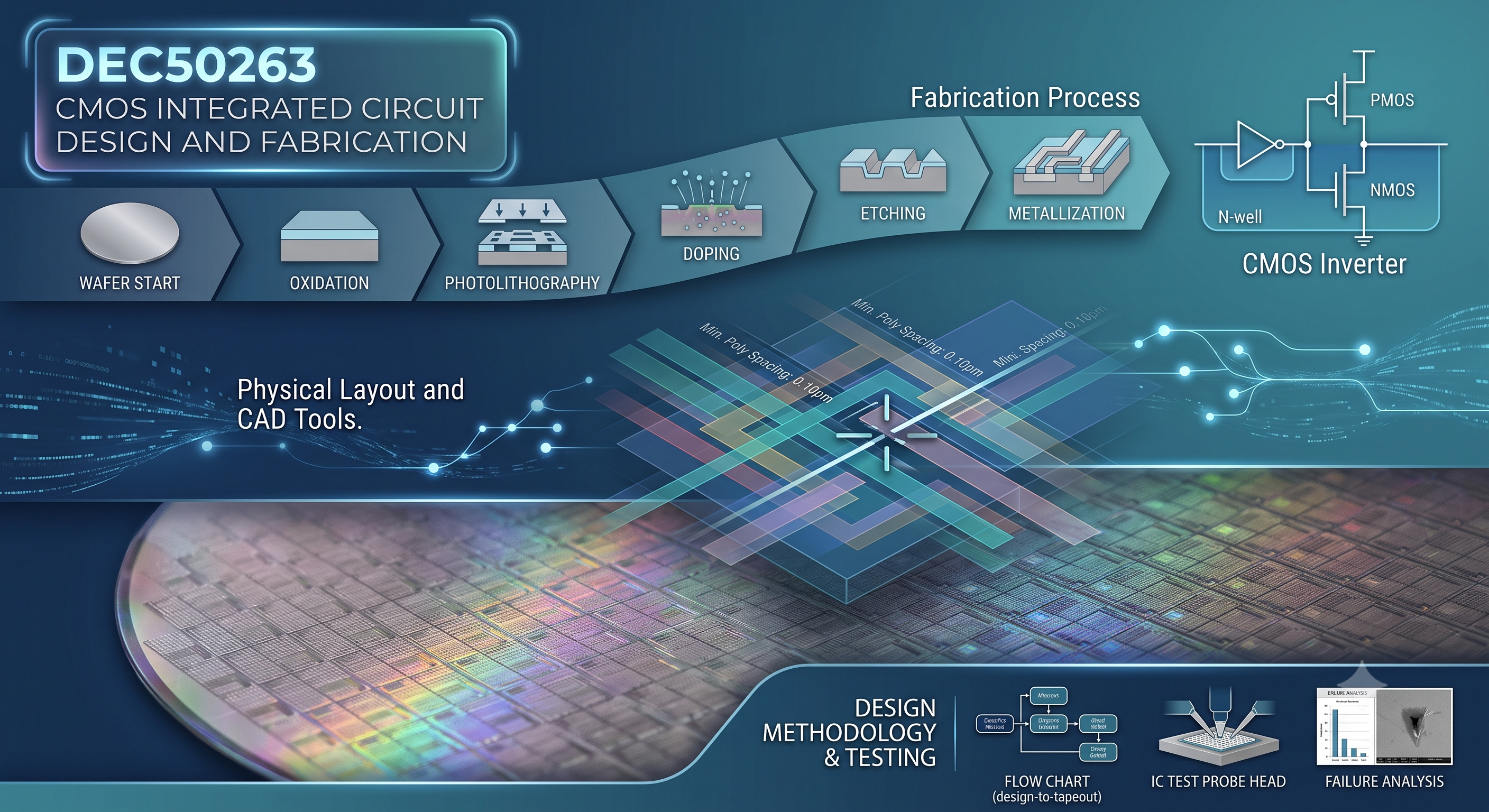 DEC50263 - CMOS IC DESIGN AND FABRICATION